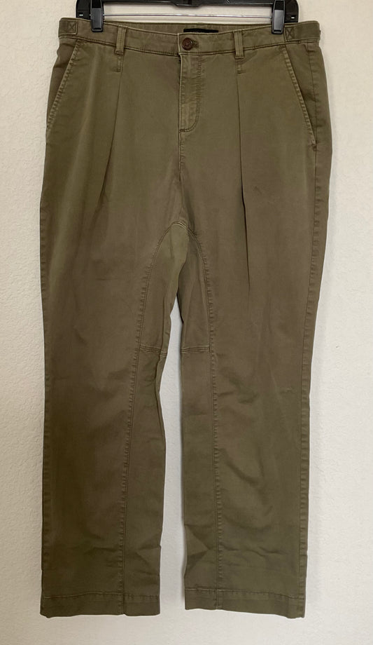 Banana Republic Pleated Green Olive Women’s Casual Trousers Size 6