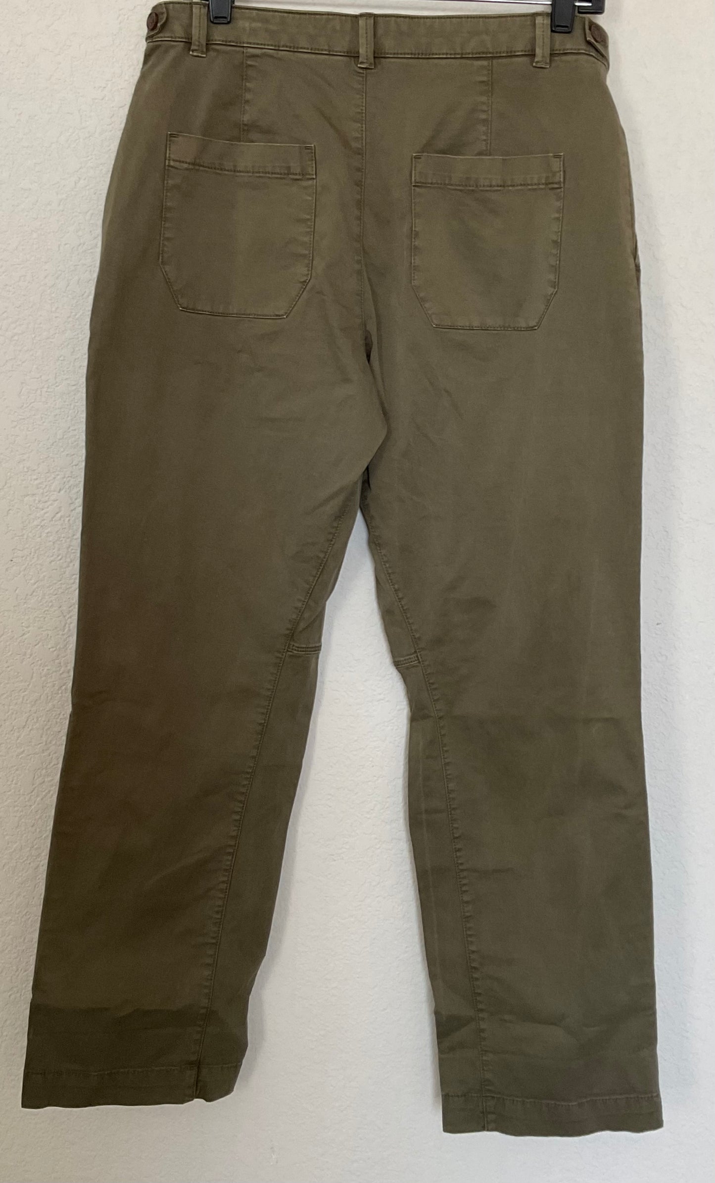 Banana Republic Pleated Green Olive Women’s Casual Trousers Size 6