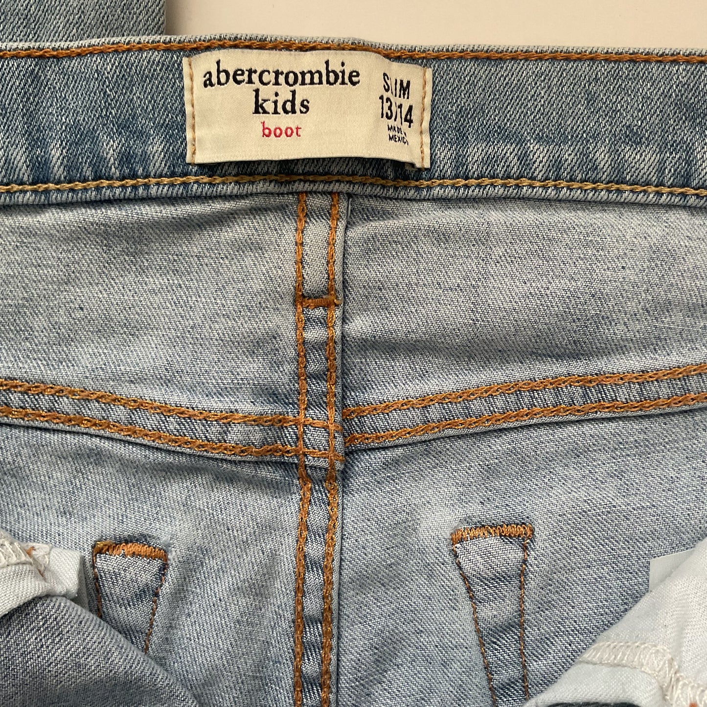 Abercrombie Kids Slim Bootcut Girls Jeans Size 13/14.