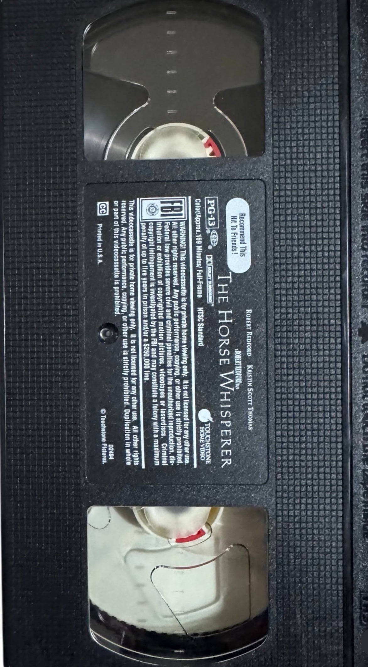 The Horse Whisperer (VHS, 1998)