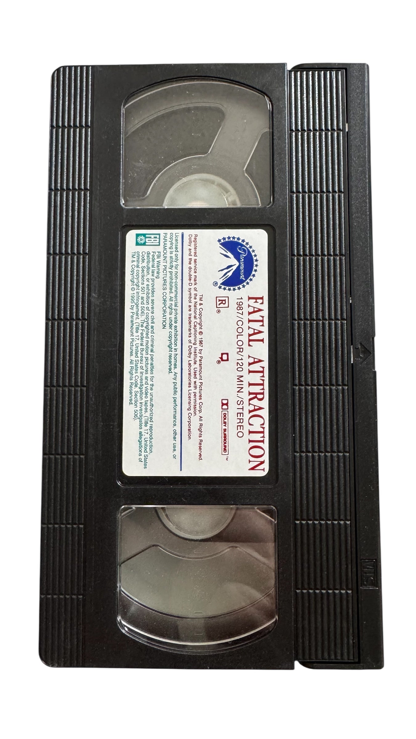 Fatal Attraction VHS (1987)