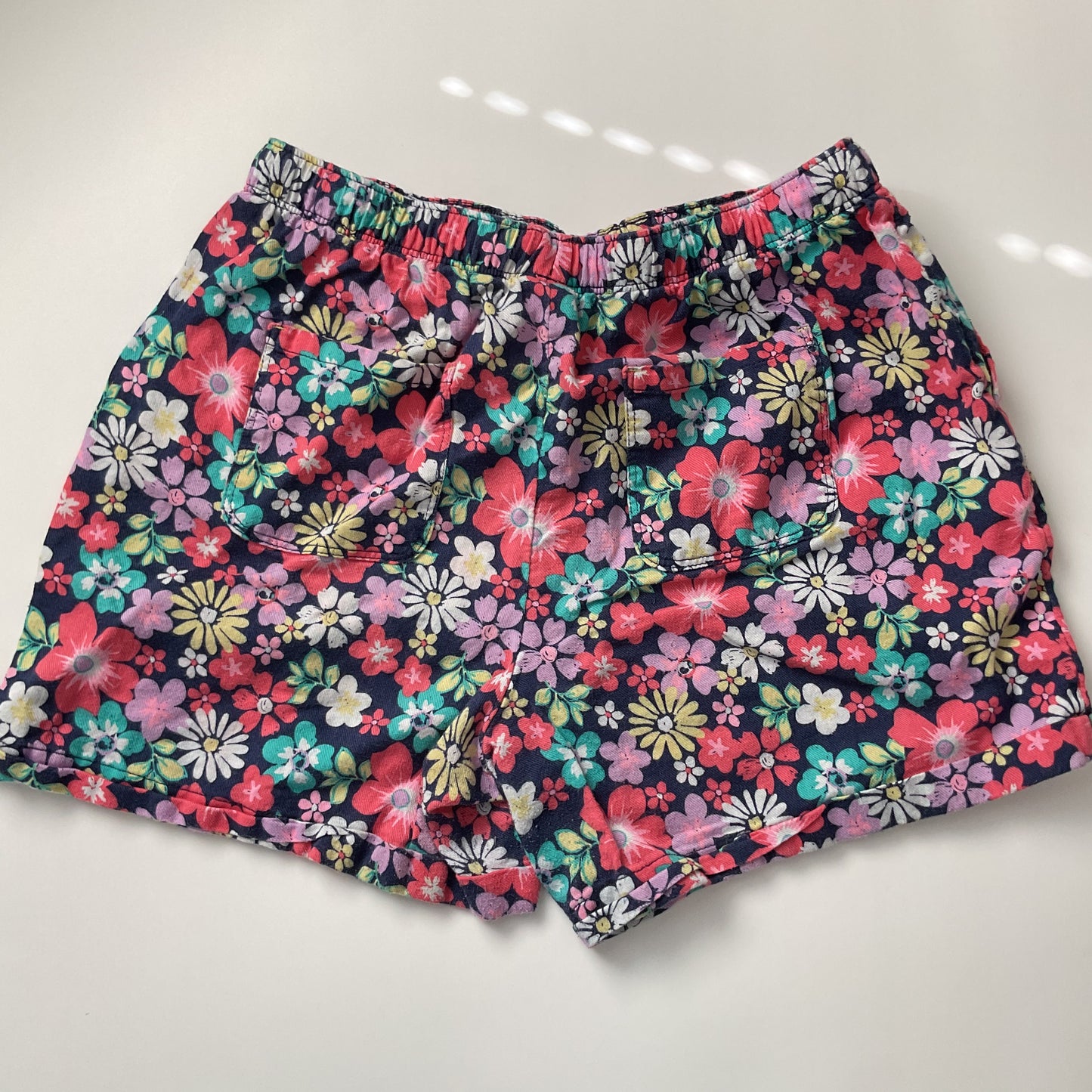 Wonder Nation Floral Summer Girls Shorts Size XL(14-16).