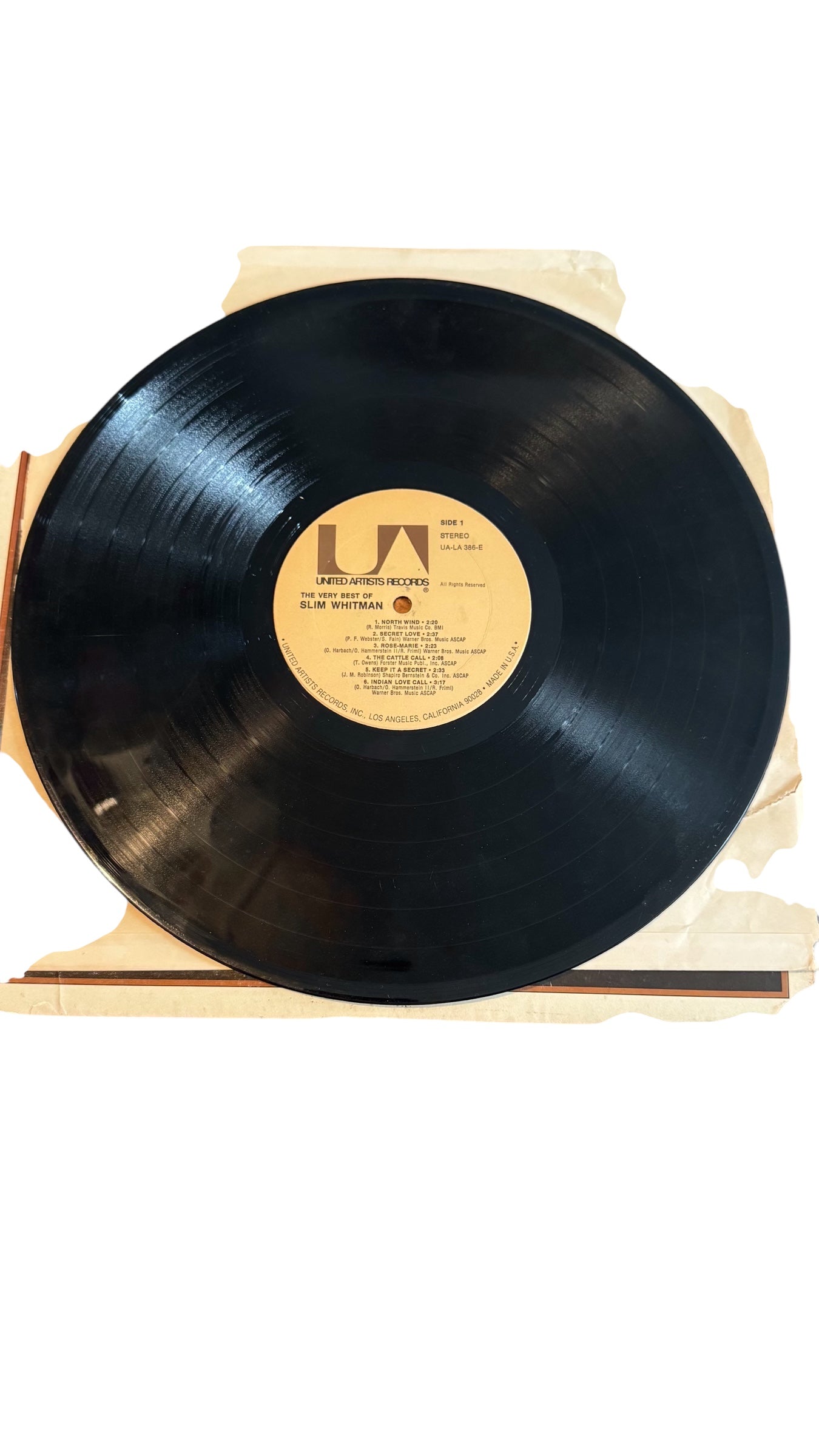 The Very Best of Slim Whitman (1975) Vinyl Record