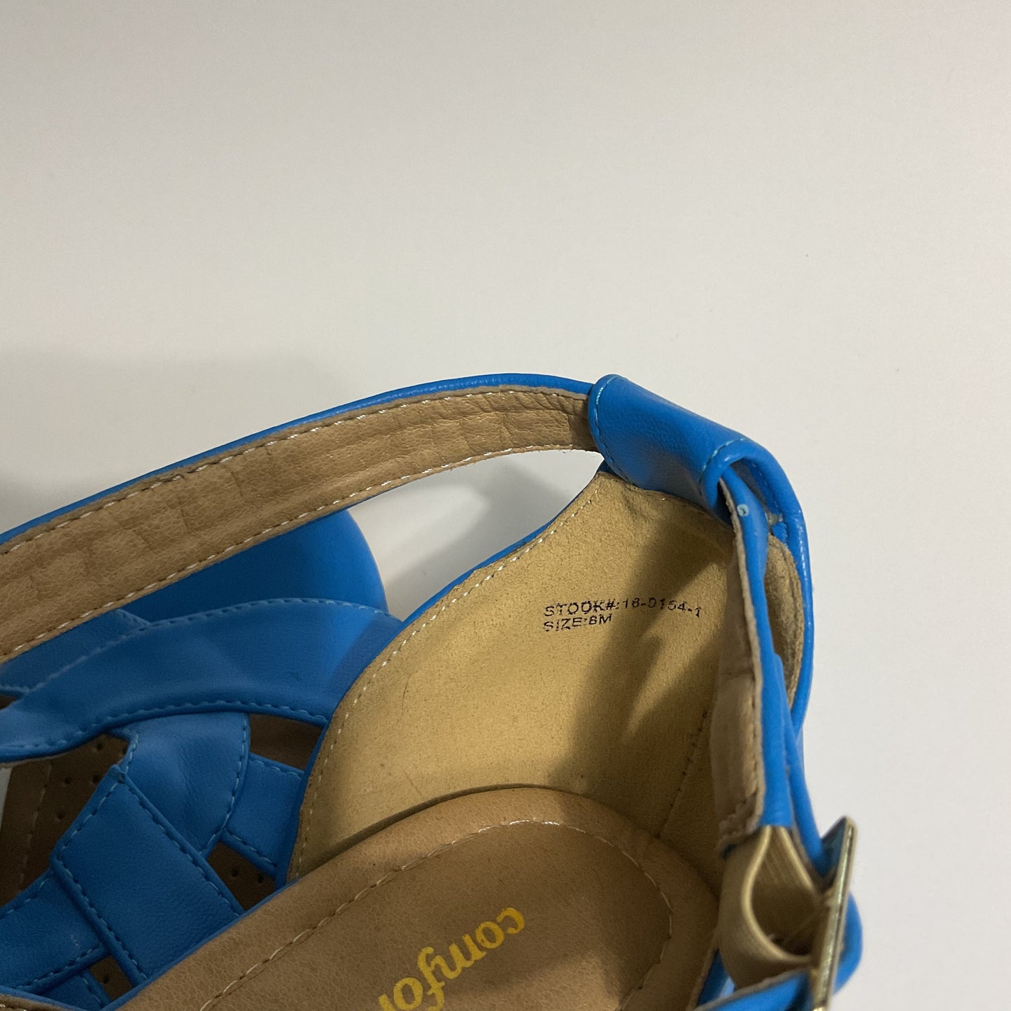 Comfortview Royal Blue Women’s Dress Sandals Size 8M.