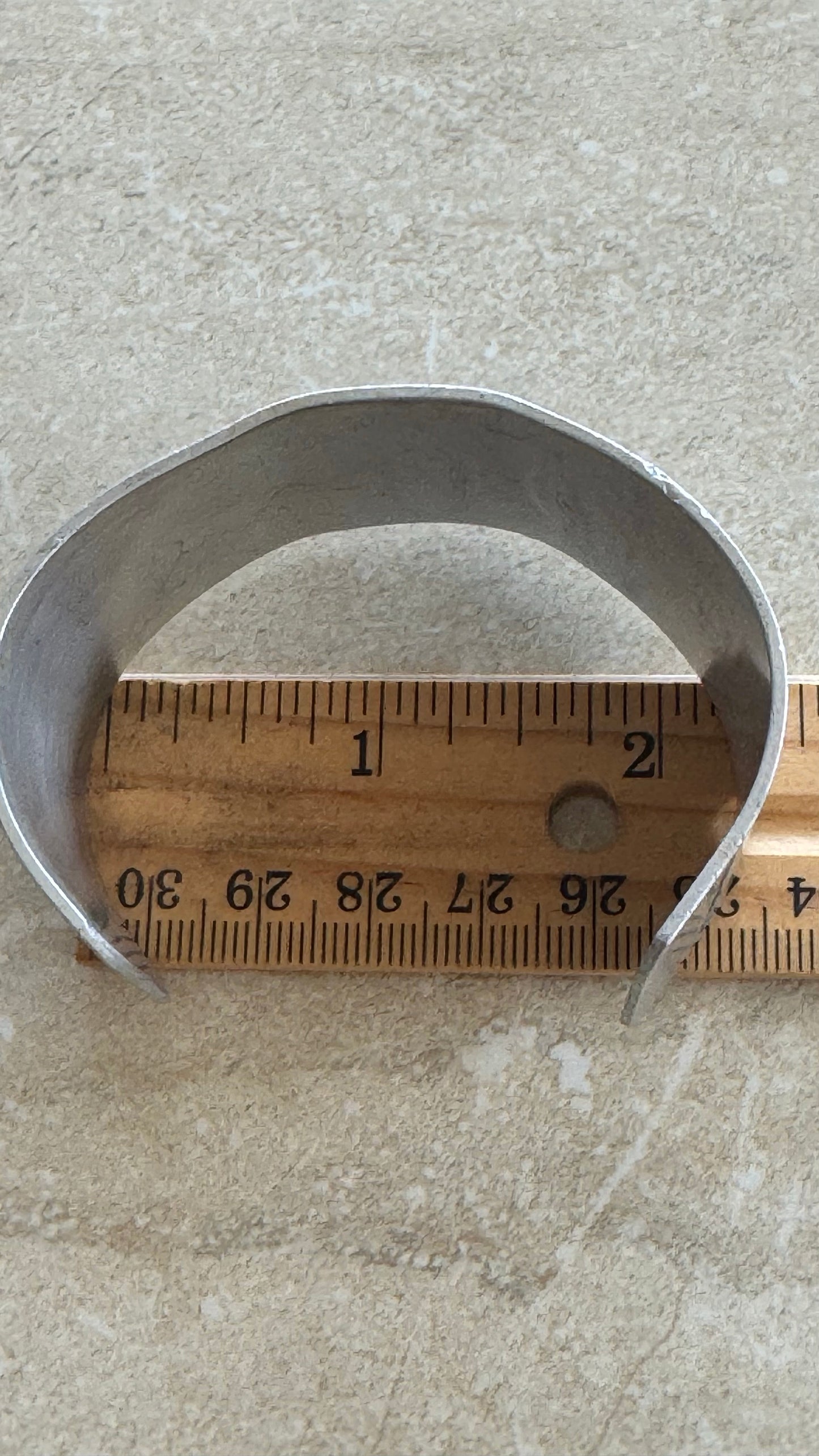 Vintage panda designed cuff bracelet 2(1/4)” inch