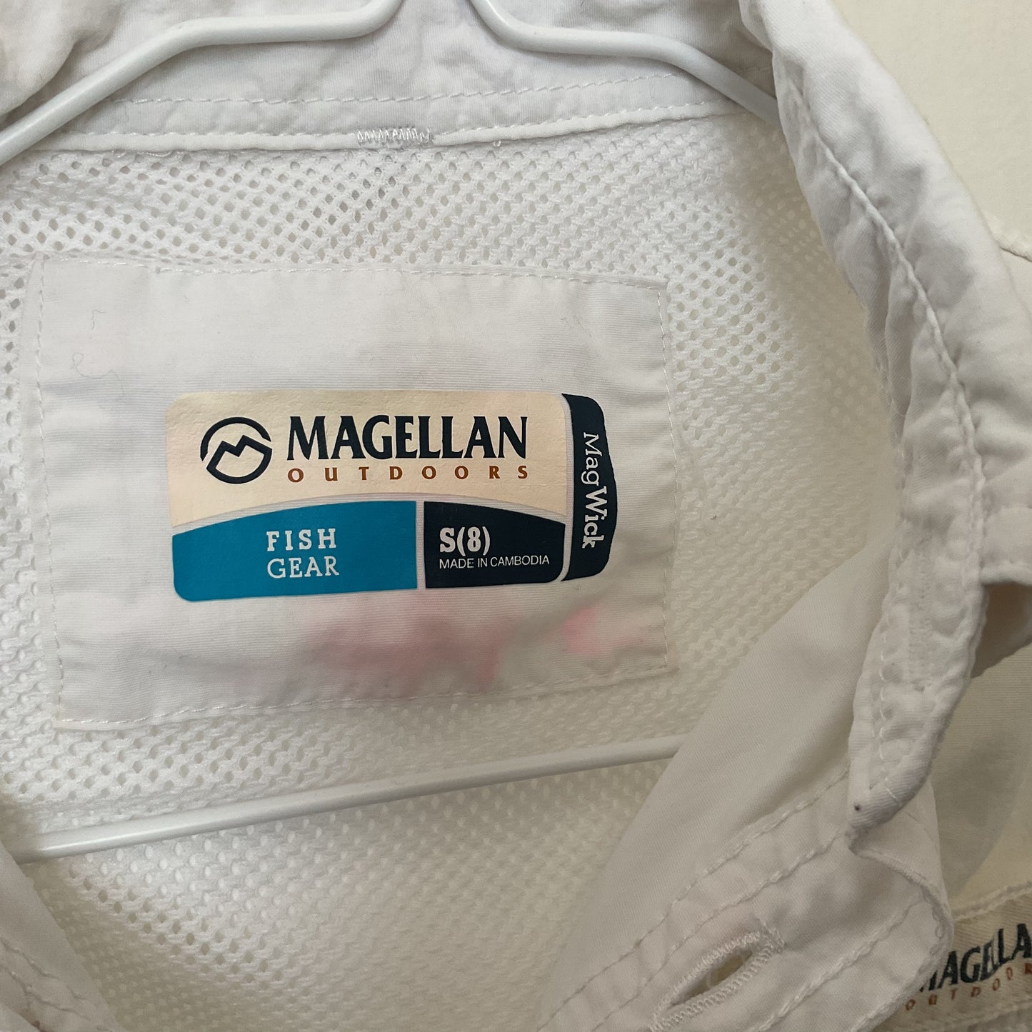 Magellan Outdoors Fish Gear Boys Shirt Size 8.