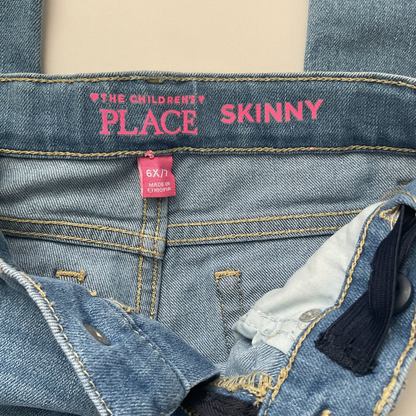 The Children’s Place Skinny Girls Jeans Pants Size 6X/7.