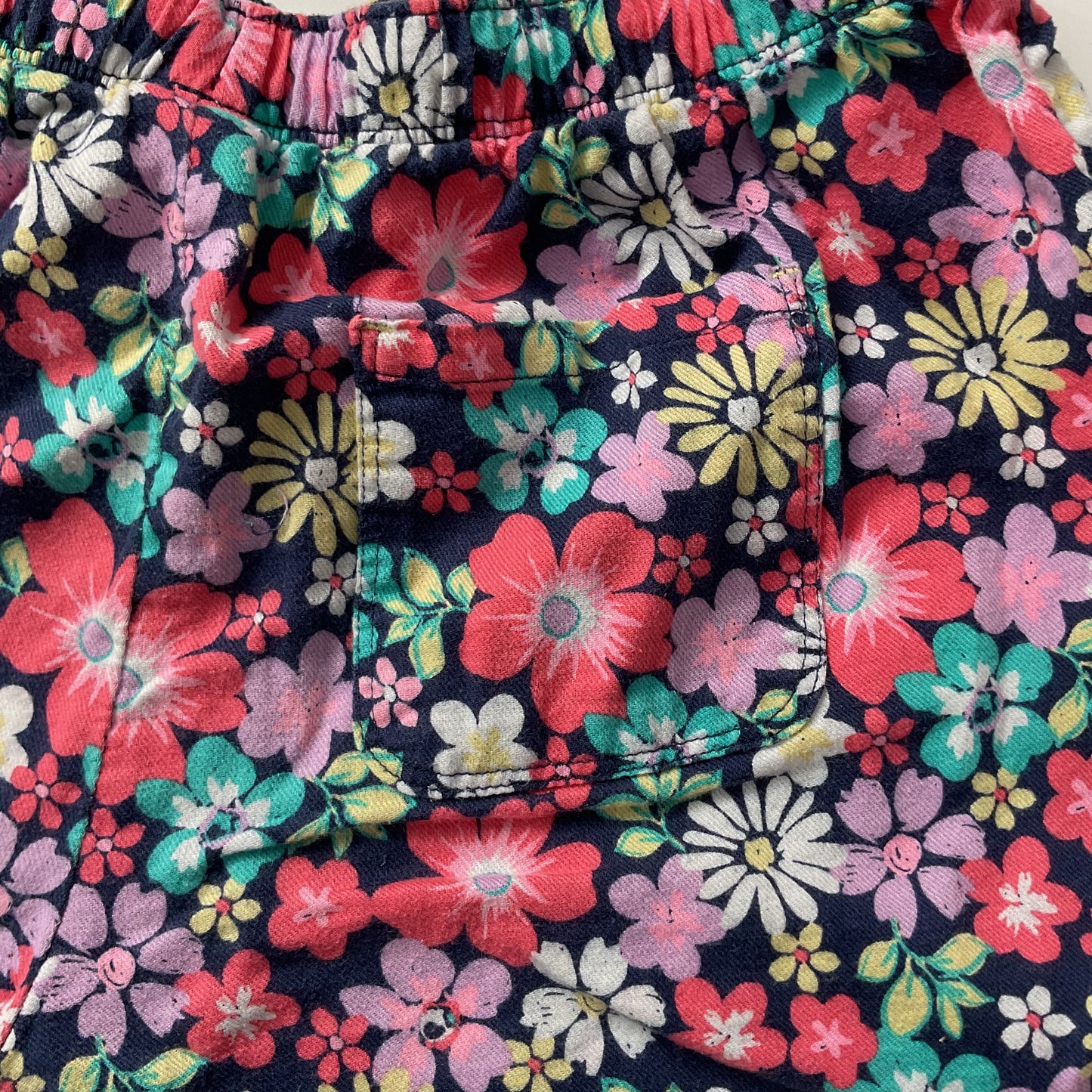 Wonder Nation Floral Summer Girls Shorts Size XL(14-16).