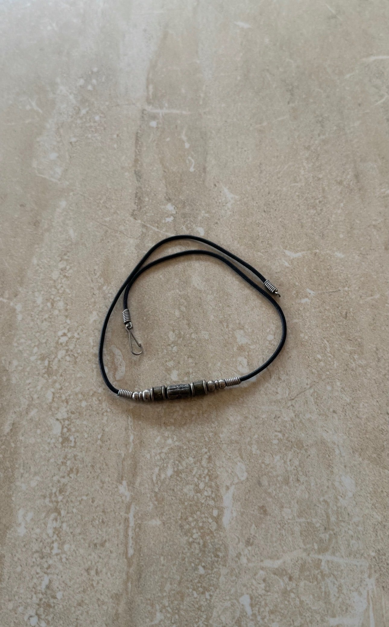 Vintage boho necklace charm pendant 14” length