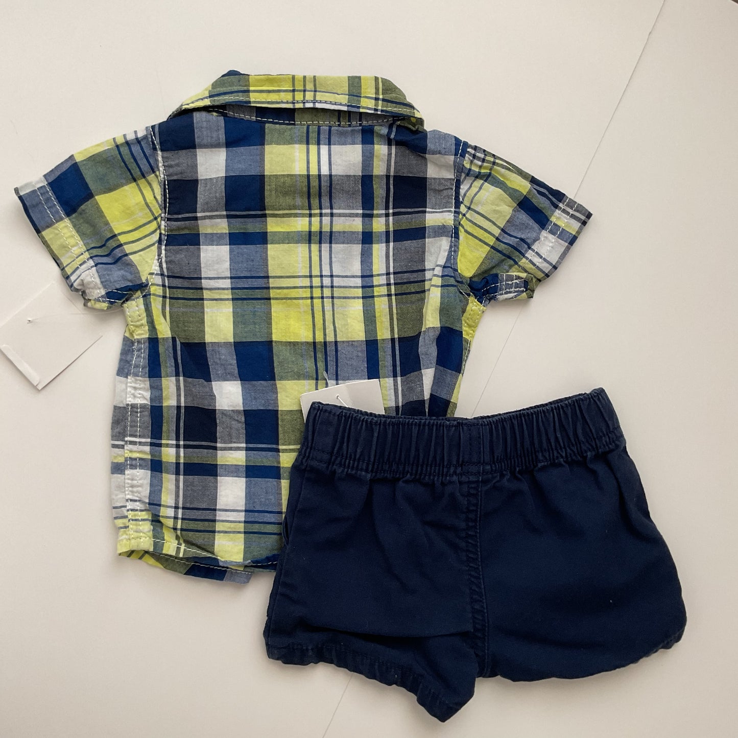 Carters Summer Baby Boy Shirt And Shorts Set Size 3 Months