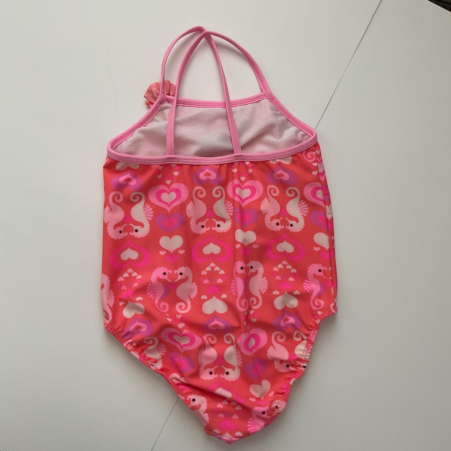 OP Girls One Piece Bathing Suit Size S(4-5).