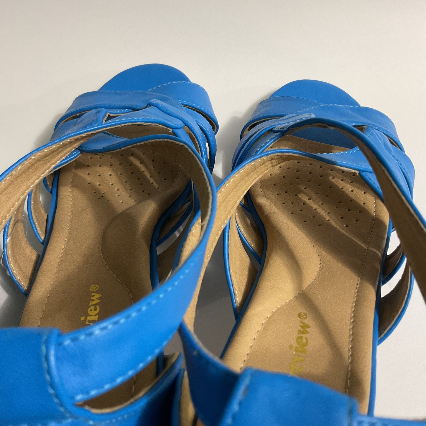 Comfortview Royal Blue Women’s Dress Sandals Size 8M.