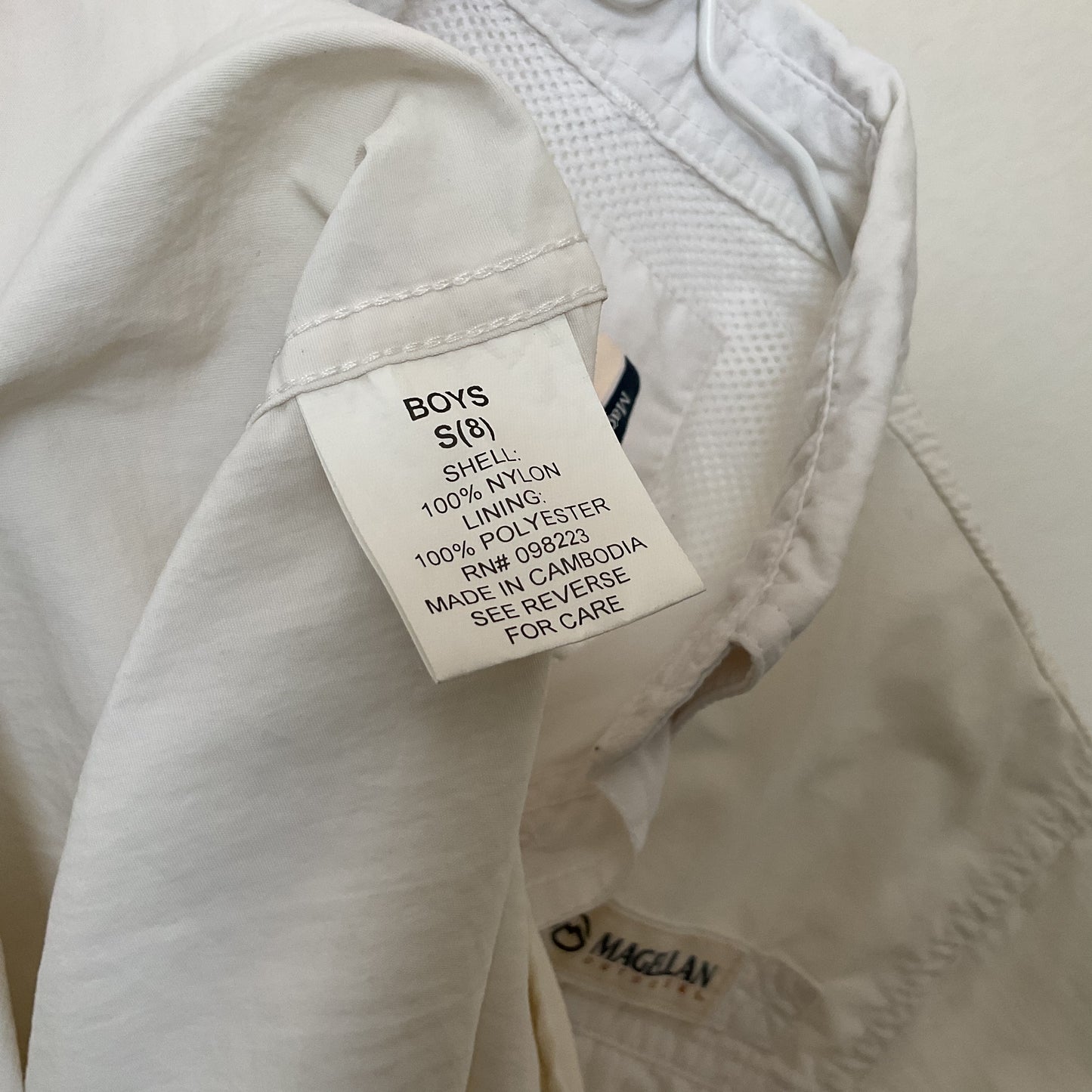 Magellan Outdoors Fish Gear Boys Shirt Size 8.