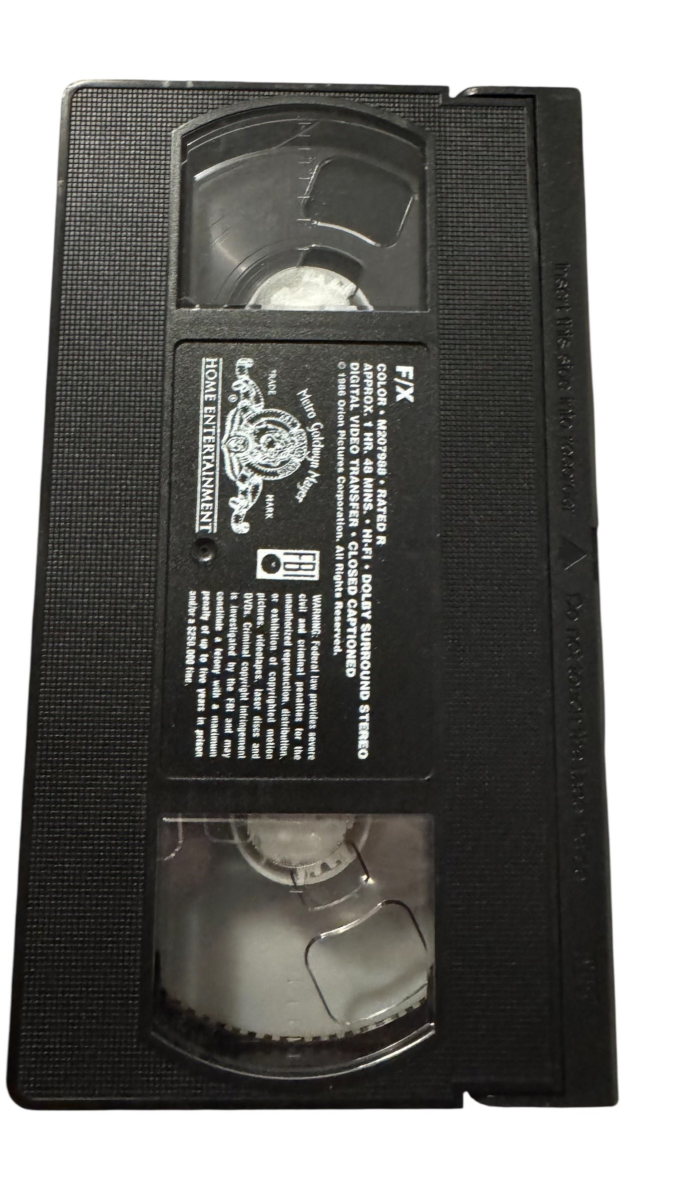 F/X VHS (1986)