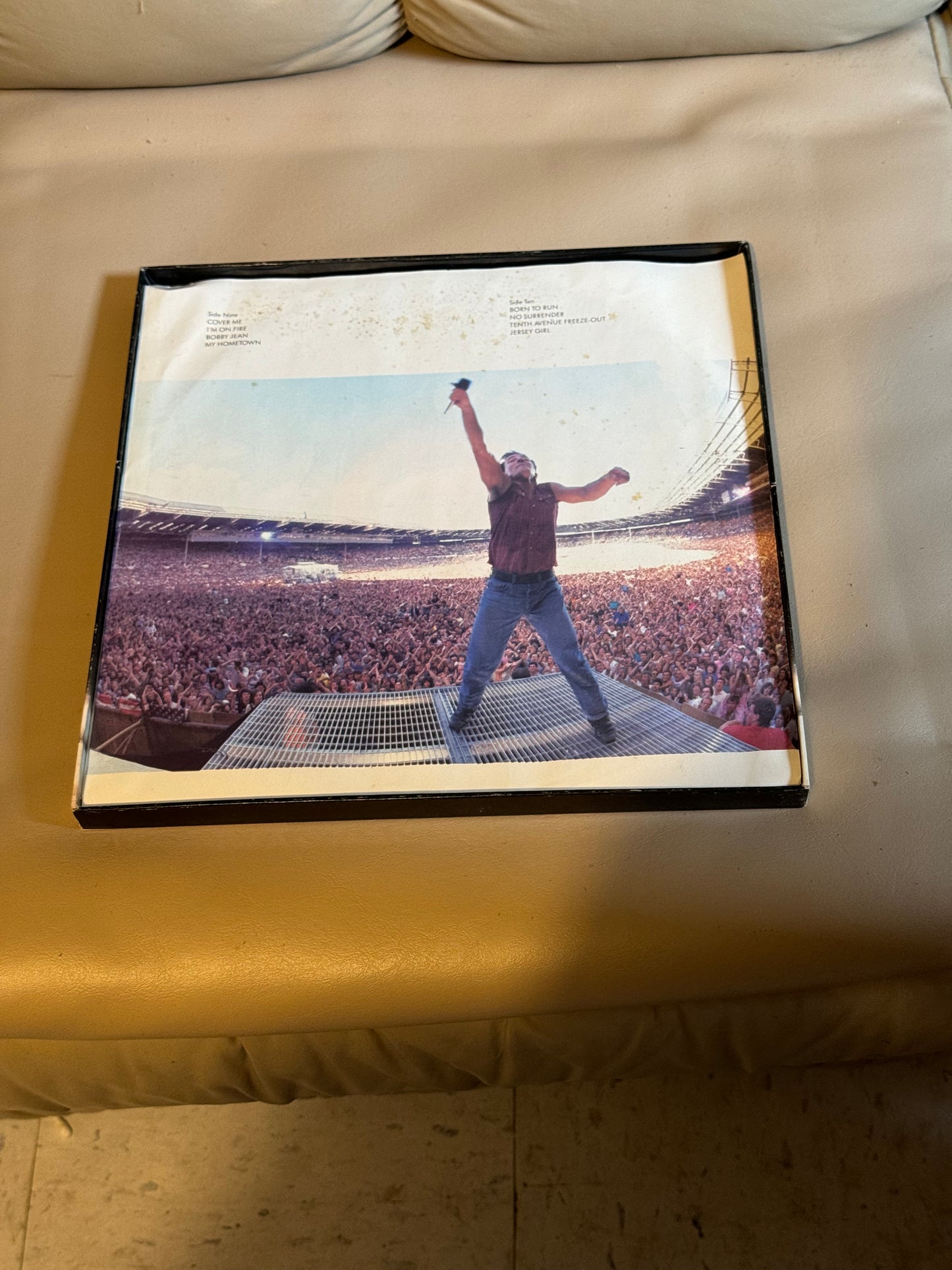 Bruce Springsteen LIVE / 1975-85 RARE out of print 5 x LP vinyl box set '86