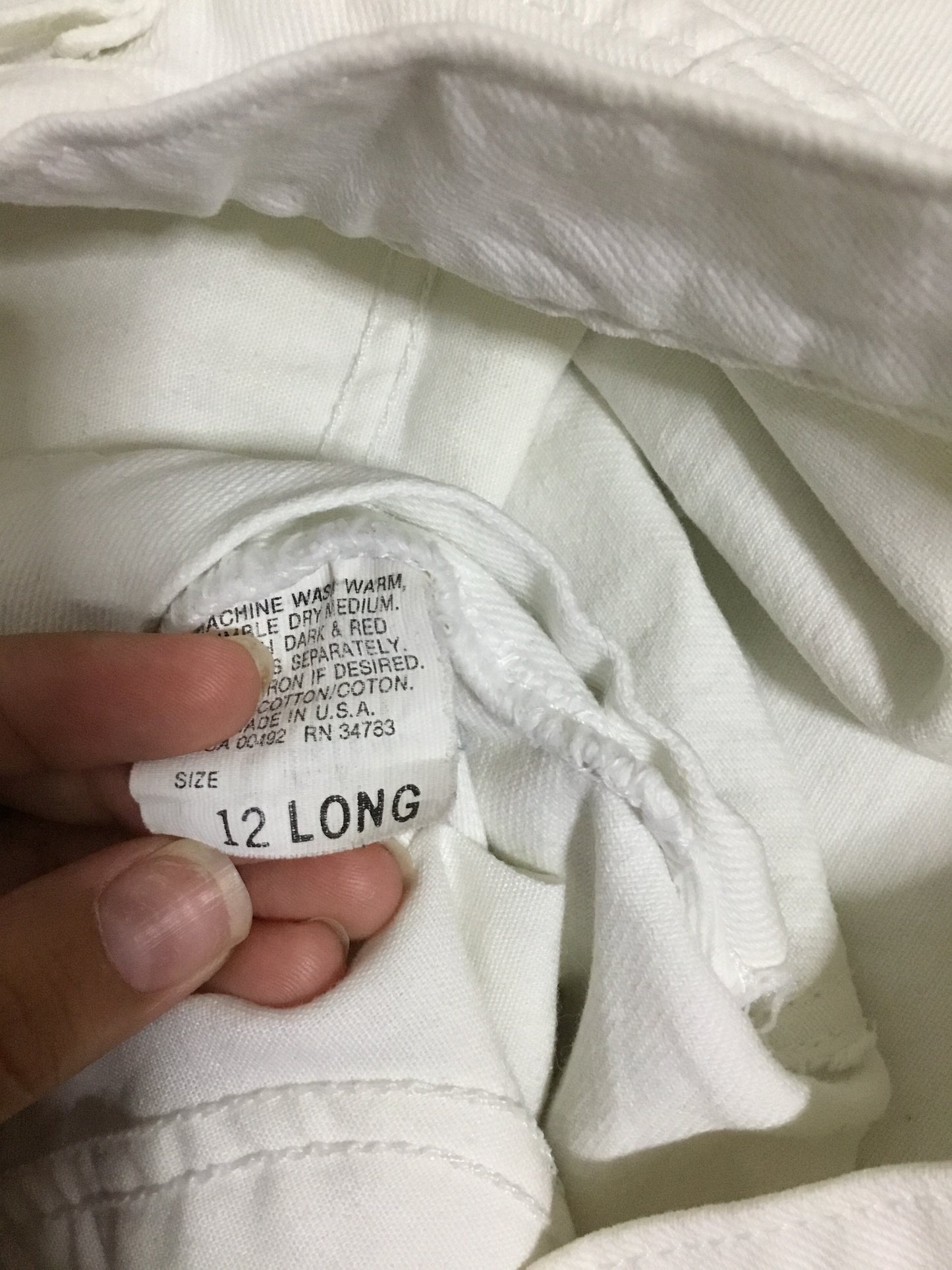 Young Girl White Shorts