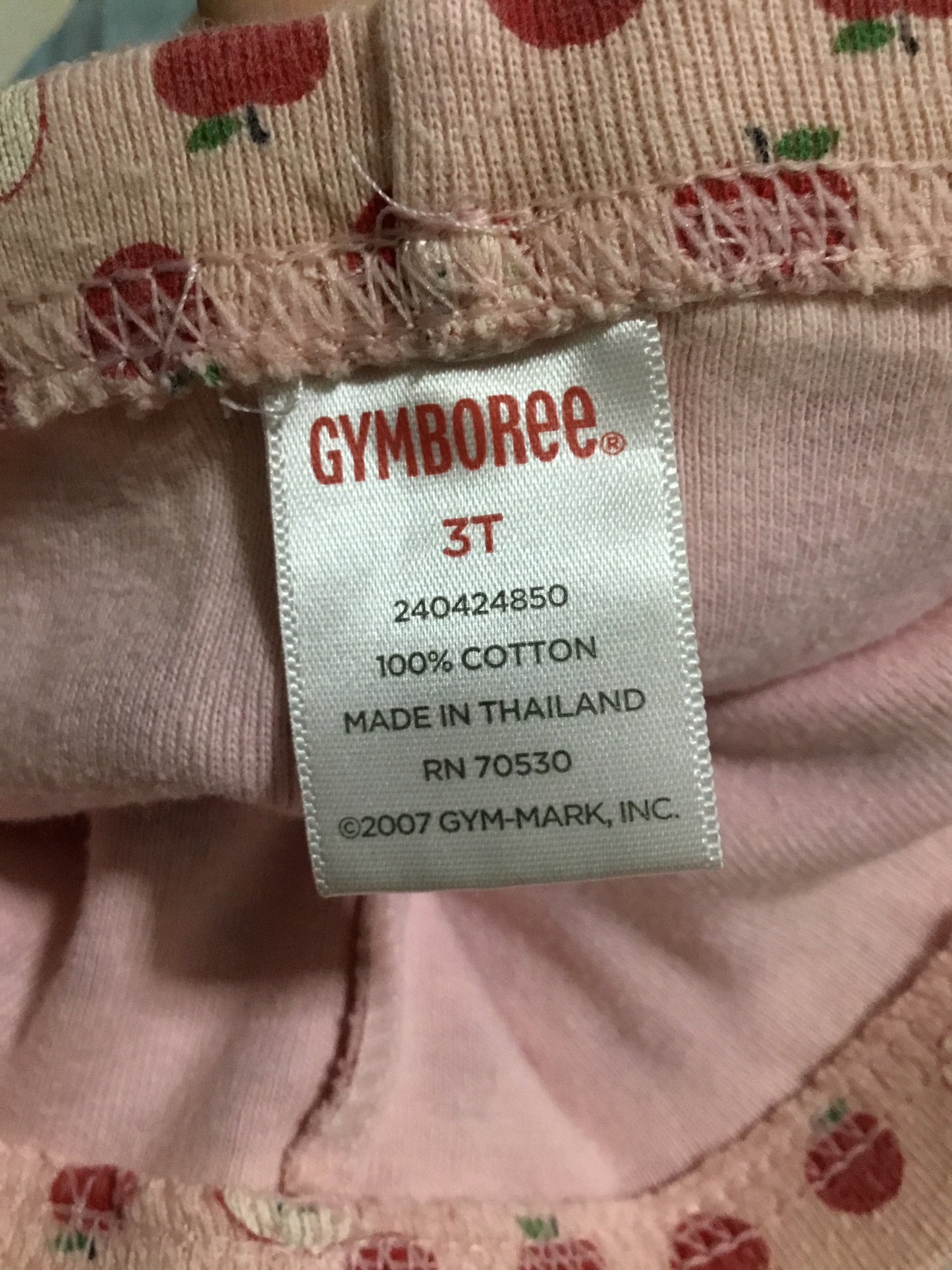 Gymboree Girl's Tights With Apple Designs