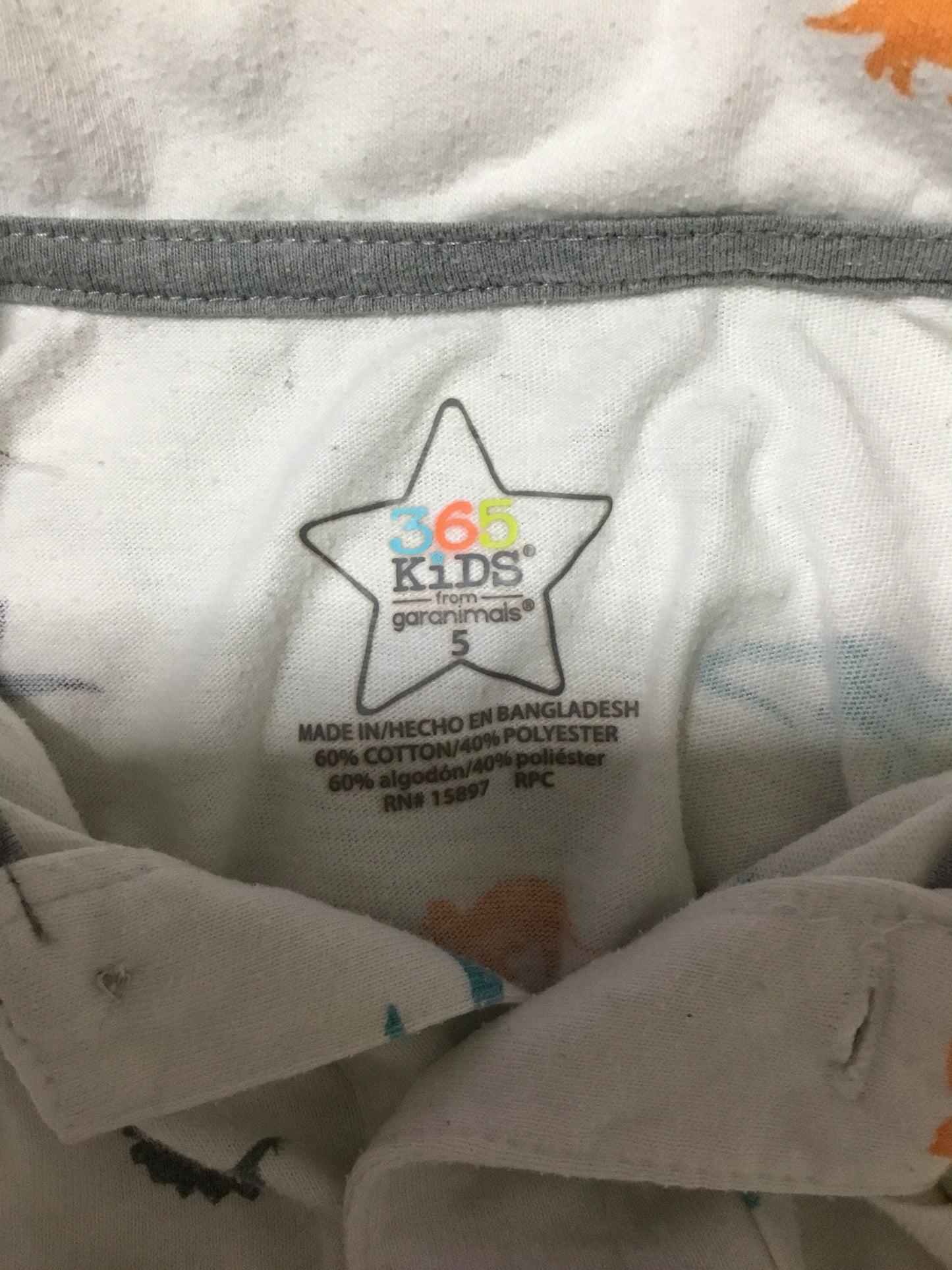 365 Kids Boy's T-Shirt With Dinosaur Designs