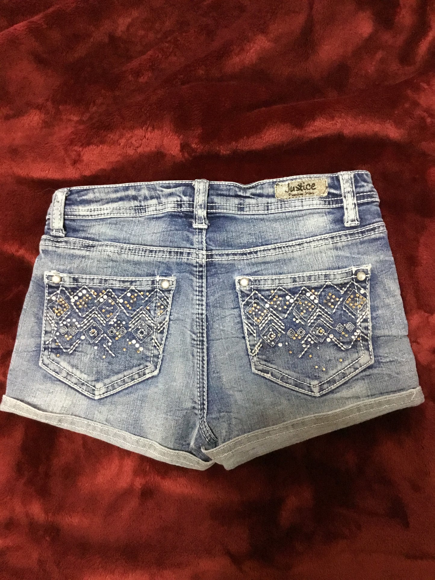 Justice Premium Girl's Shorts With Rhinestones