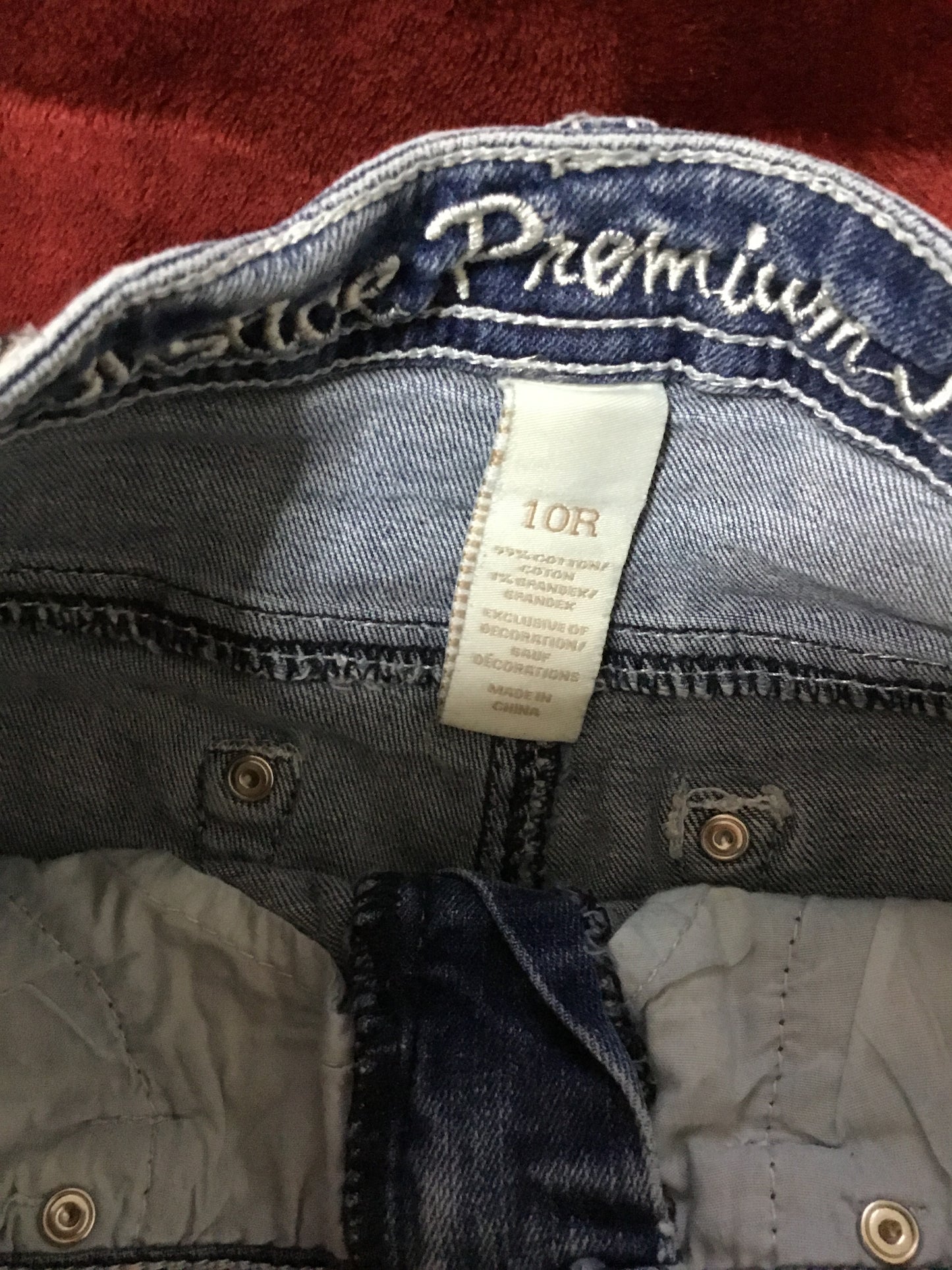 Justice Premium Girl's Shorts With Rhinestones