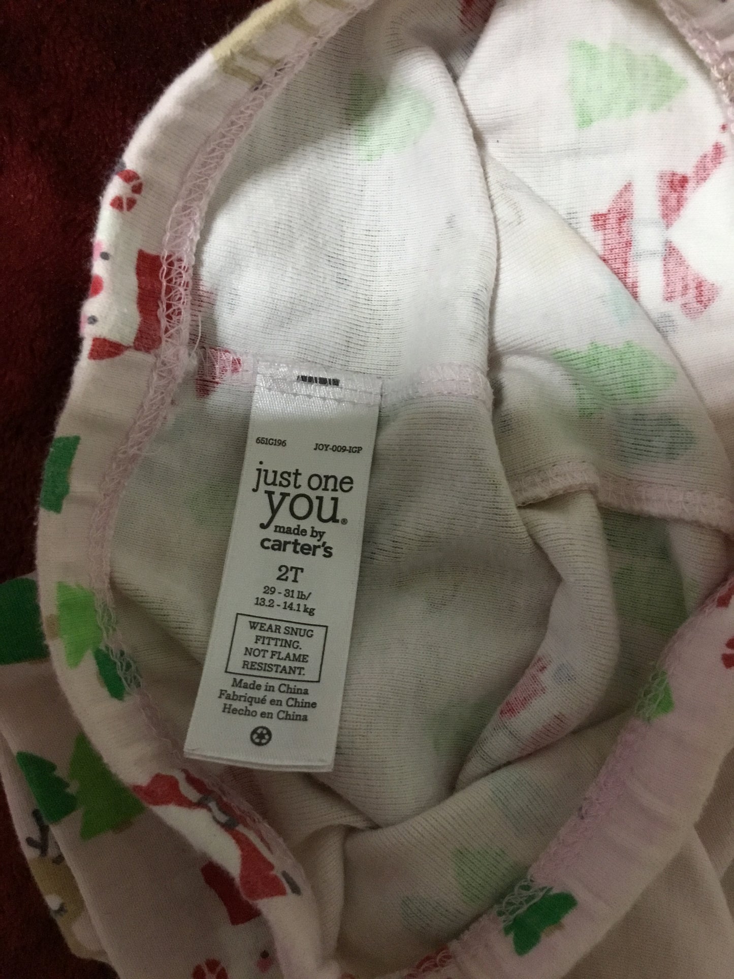 Just One You Christmas Girl's Tights