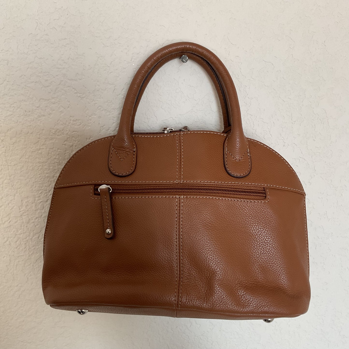 Vintage Tignanello Brown Leather Hand Bag.