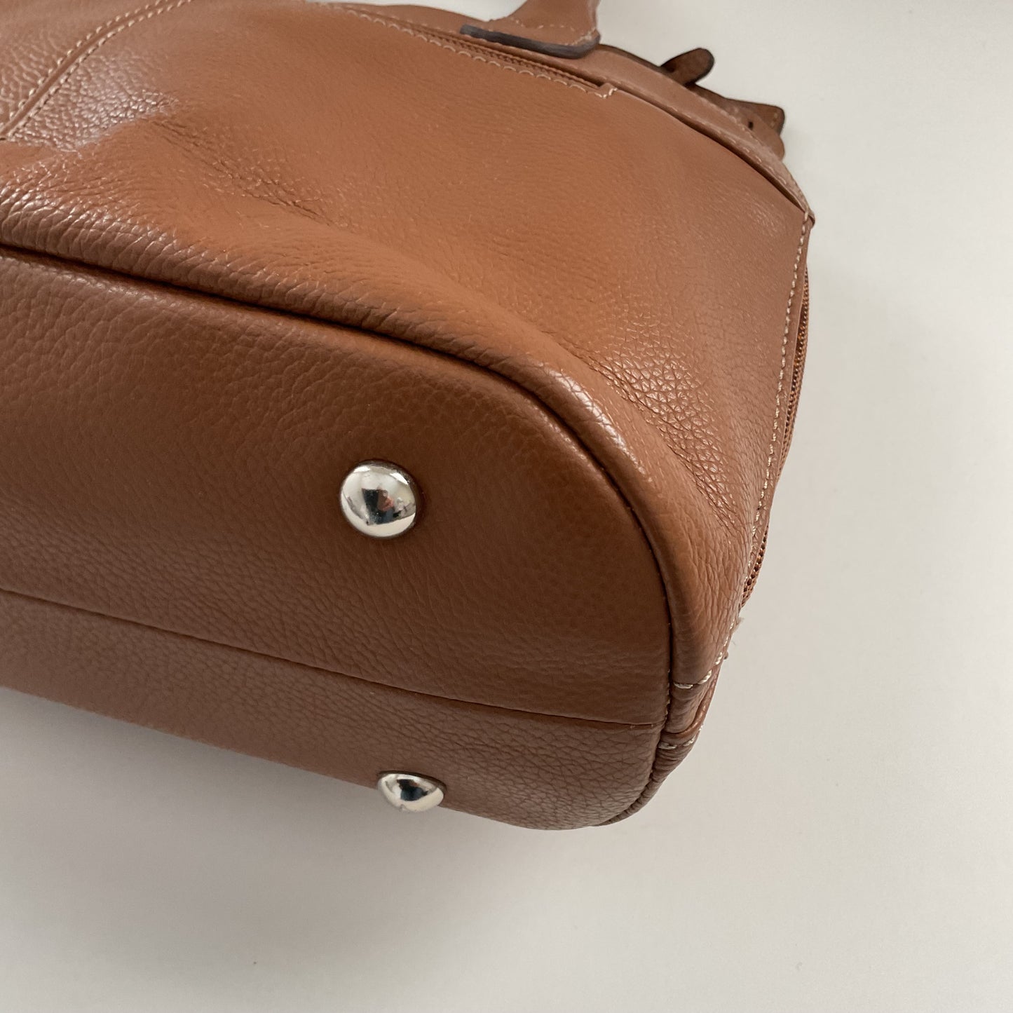Vintage Tignanello Brown Leather Hand Bag.