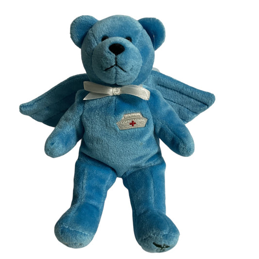 Holy Bears The Nurse Angel Blue Bear.