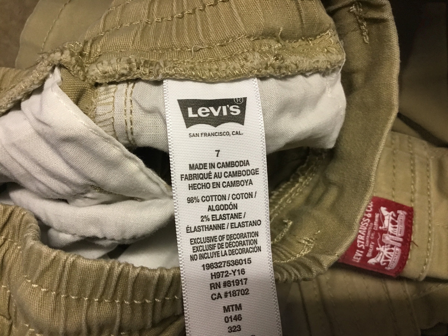 Levi’s Boy Cargo Pants
