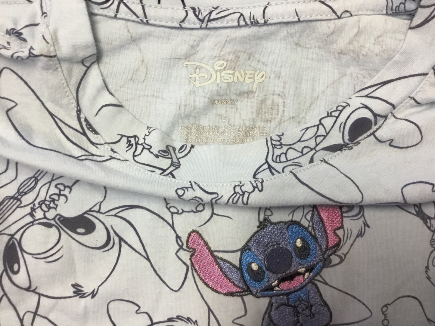 Disney Girl's Blouse with Stitch Design