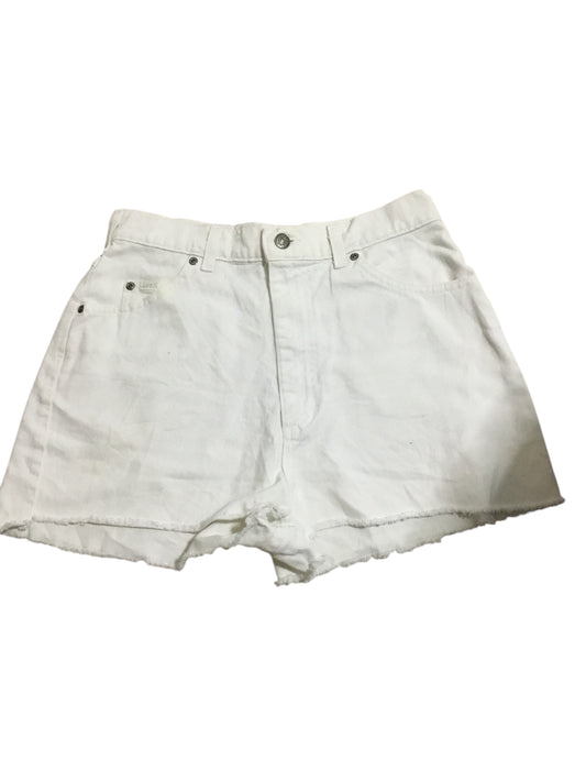 Young Girl White Shorts
