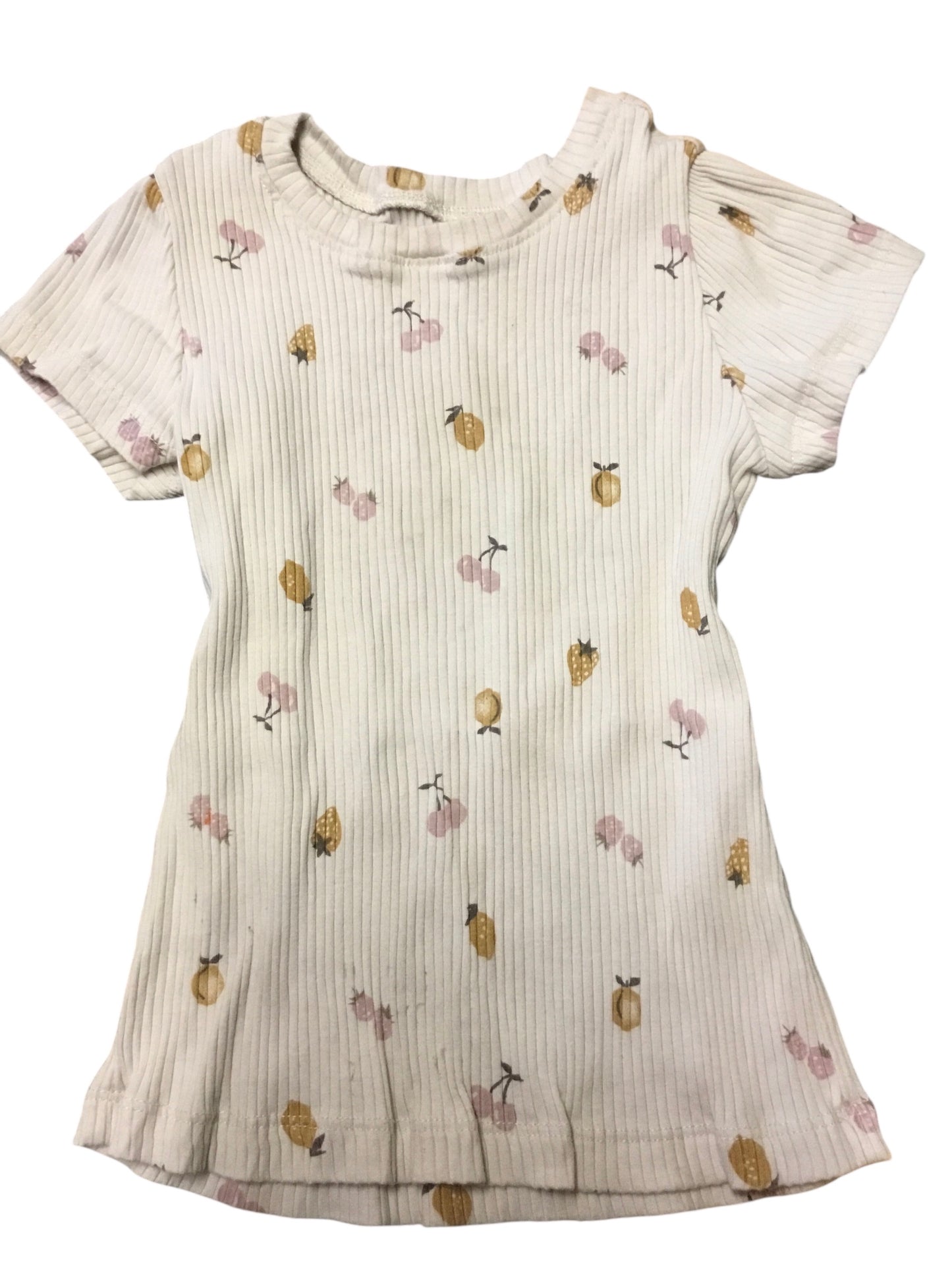 Pekkle Girl's Blouse With Fruit Designs