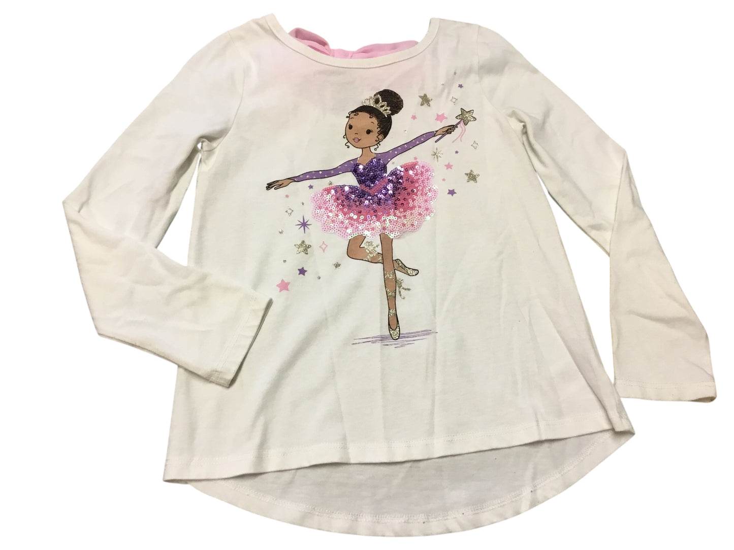 Cynthya Rowley Girl's Long-Sleeved Blouse With Ballerina Design