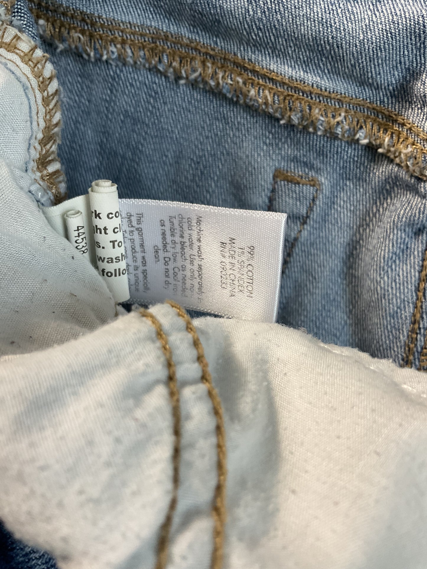 Bullhead Blue Washed Skinny Women’s Jeans Size 7