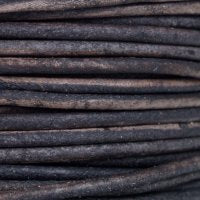 Round Leather Cord, 2.0mm, 5 Meter Pack