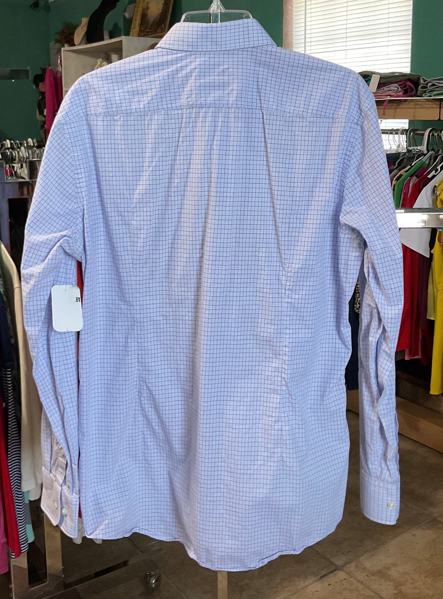 HUGO Hugo Boss Classic Blue Button Down Long Sleeve Shirt Size M