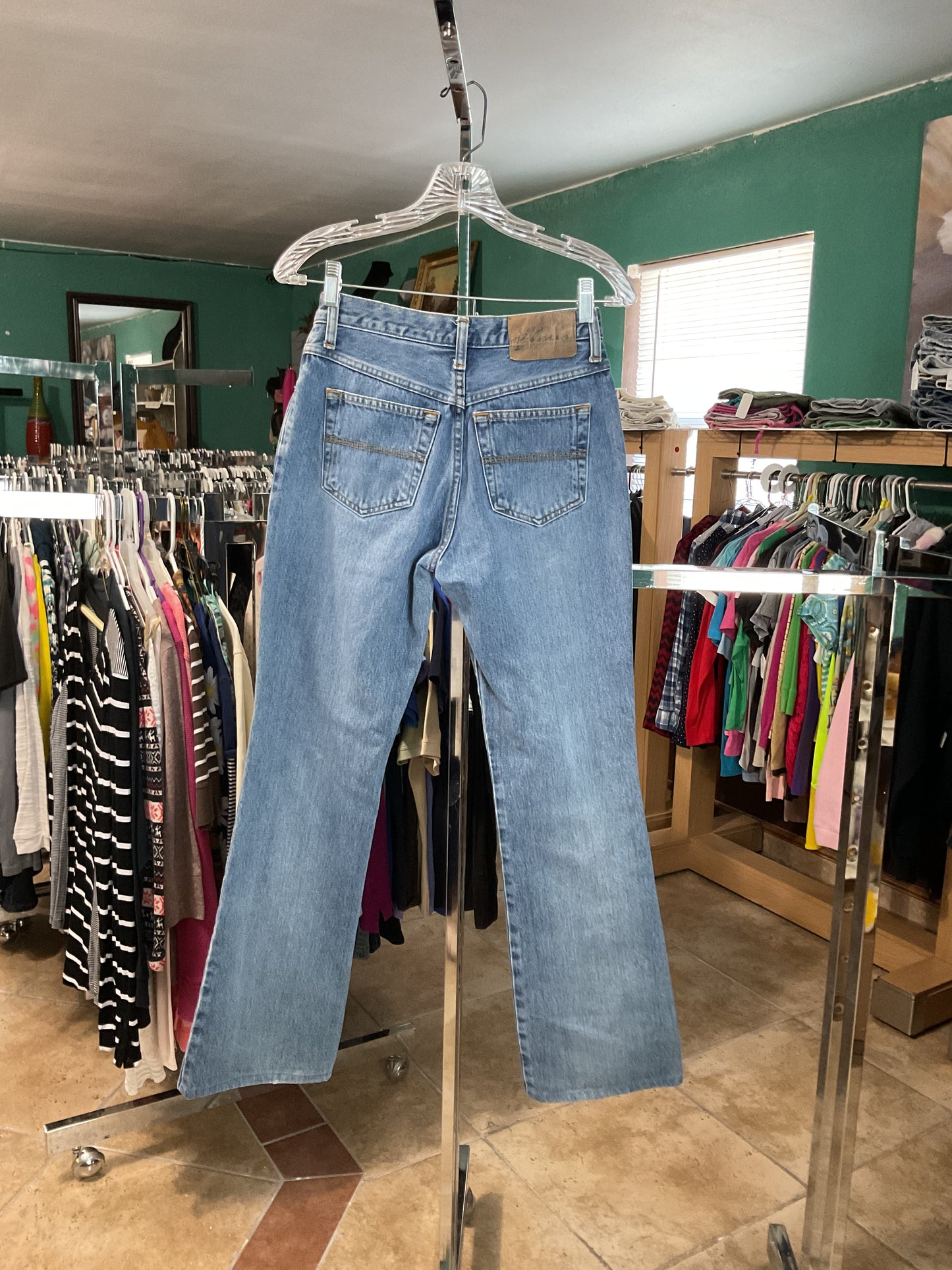 Vintage Express Bleus Women’s Flare Blue Jeans Size 3/4