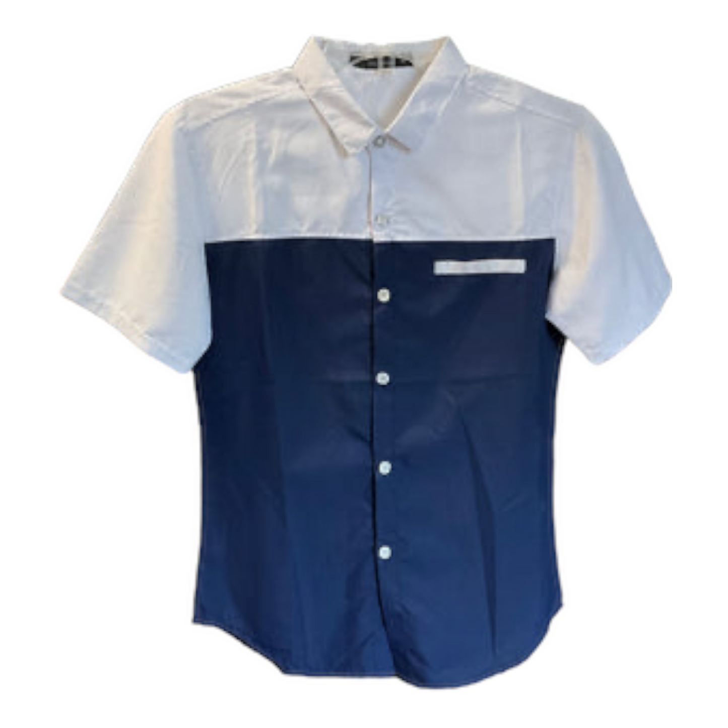 Lumbisi Button Down Color Block Misses Shirt Size M