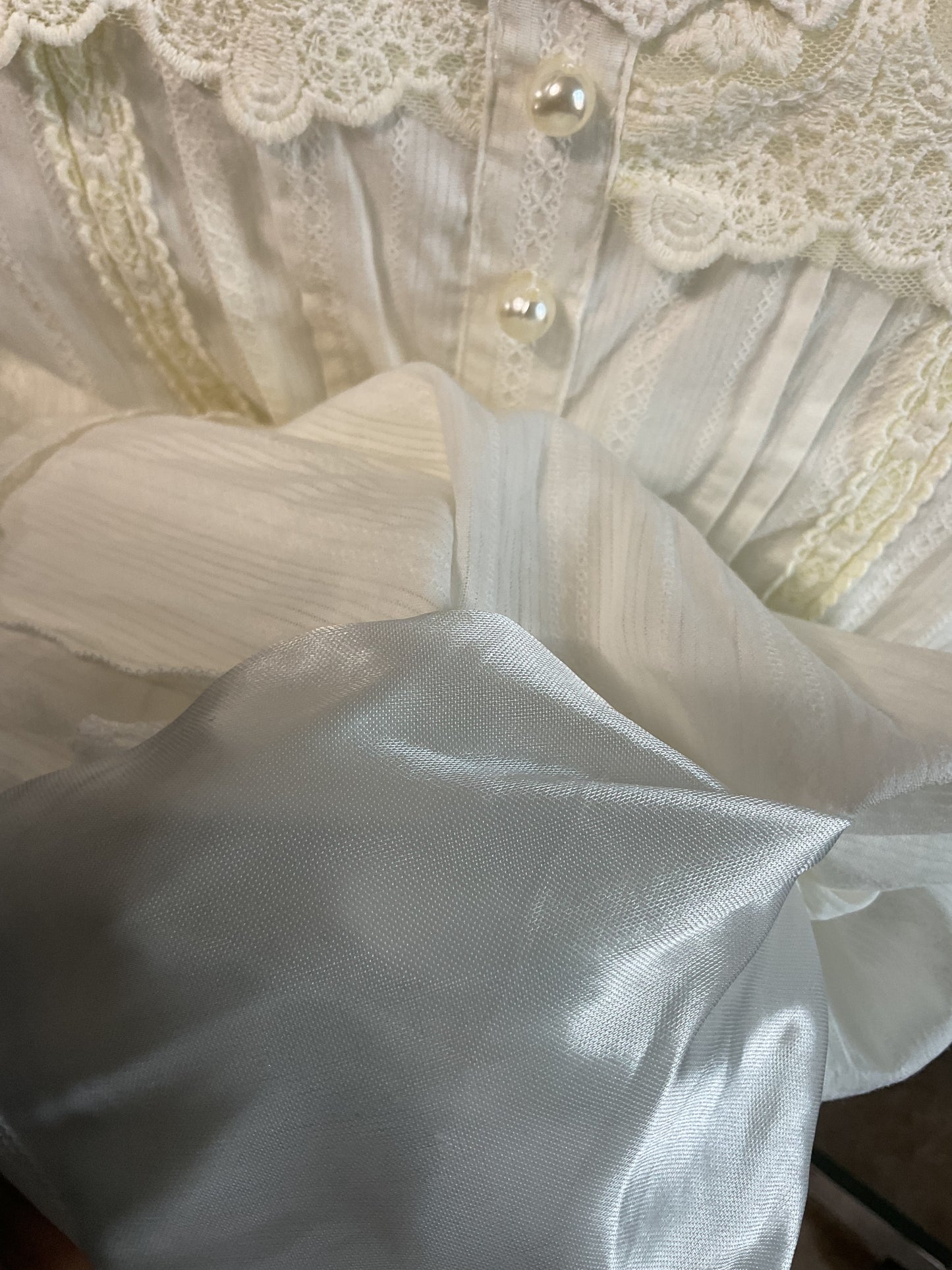 K.R.F. Delicate Lace Misses Dress Size M