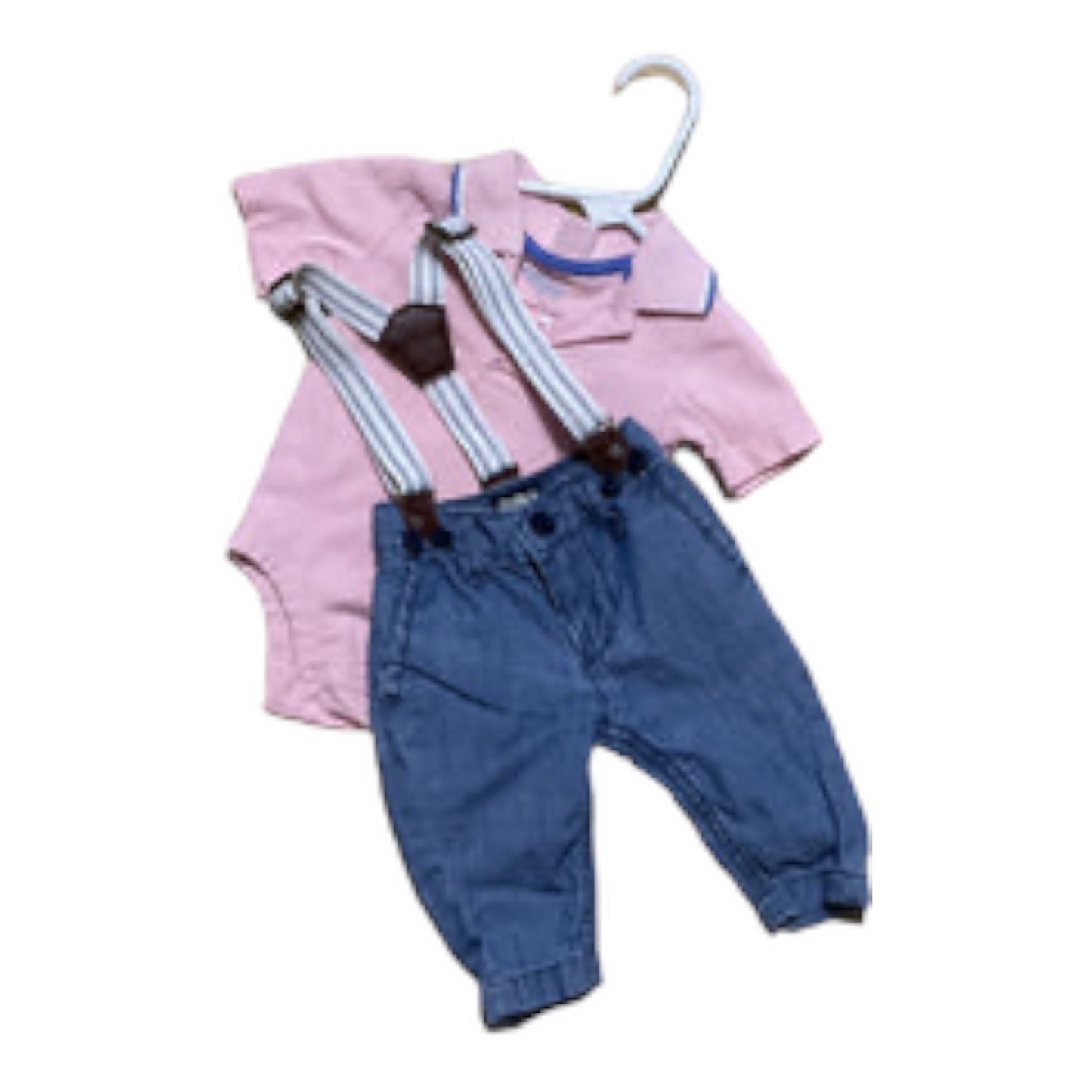 Oshkosh Baby Boy Dress Up Shirt And Pants Set Size 3 Months