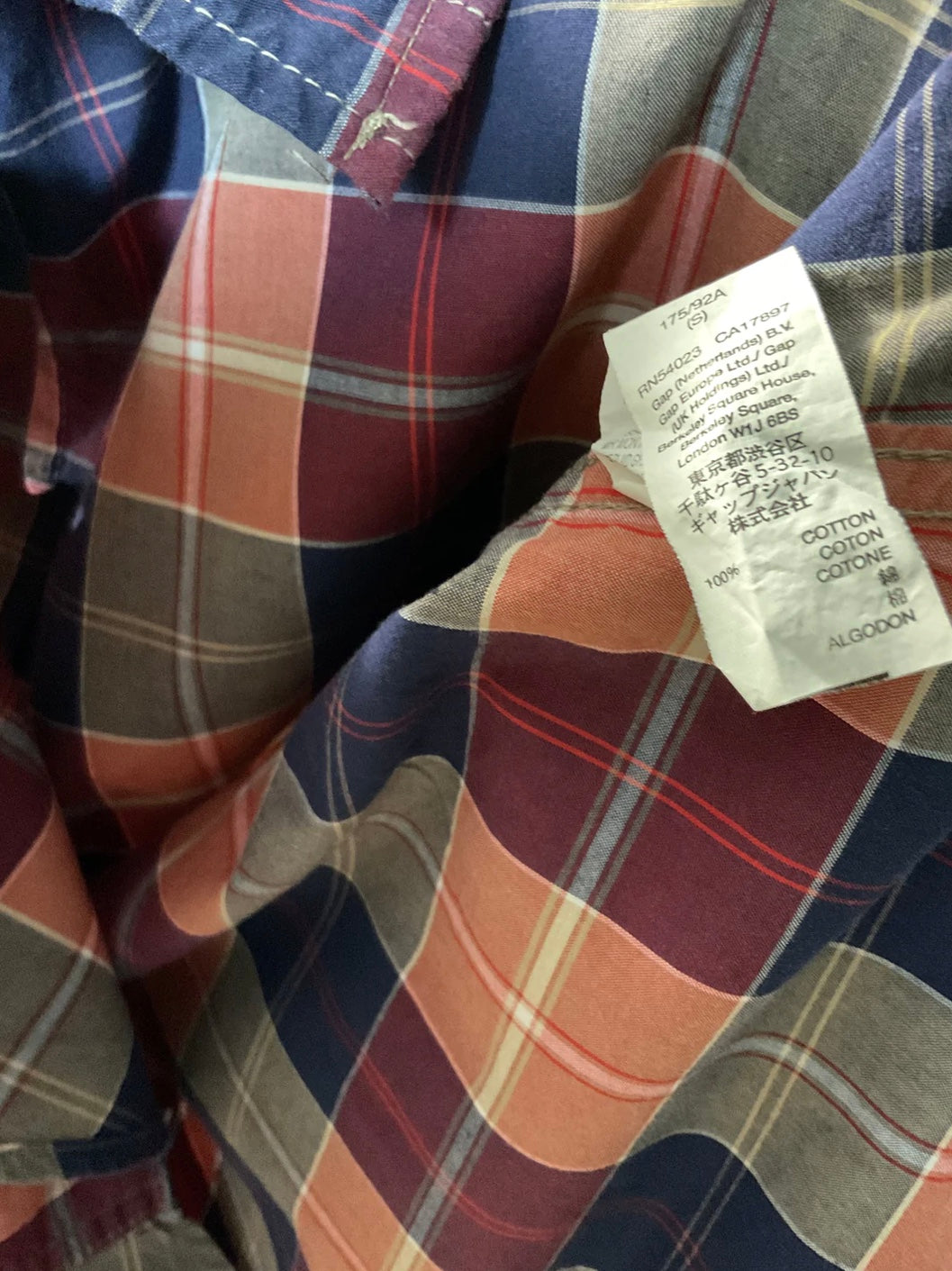 GAP Classic Fit Bright Colors Long Sleeve Buttons Down Shirt Size S