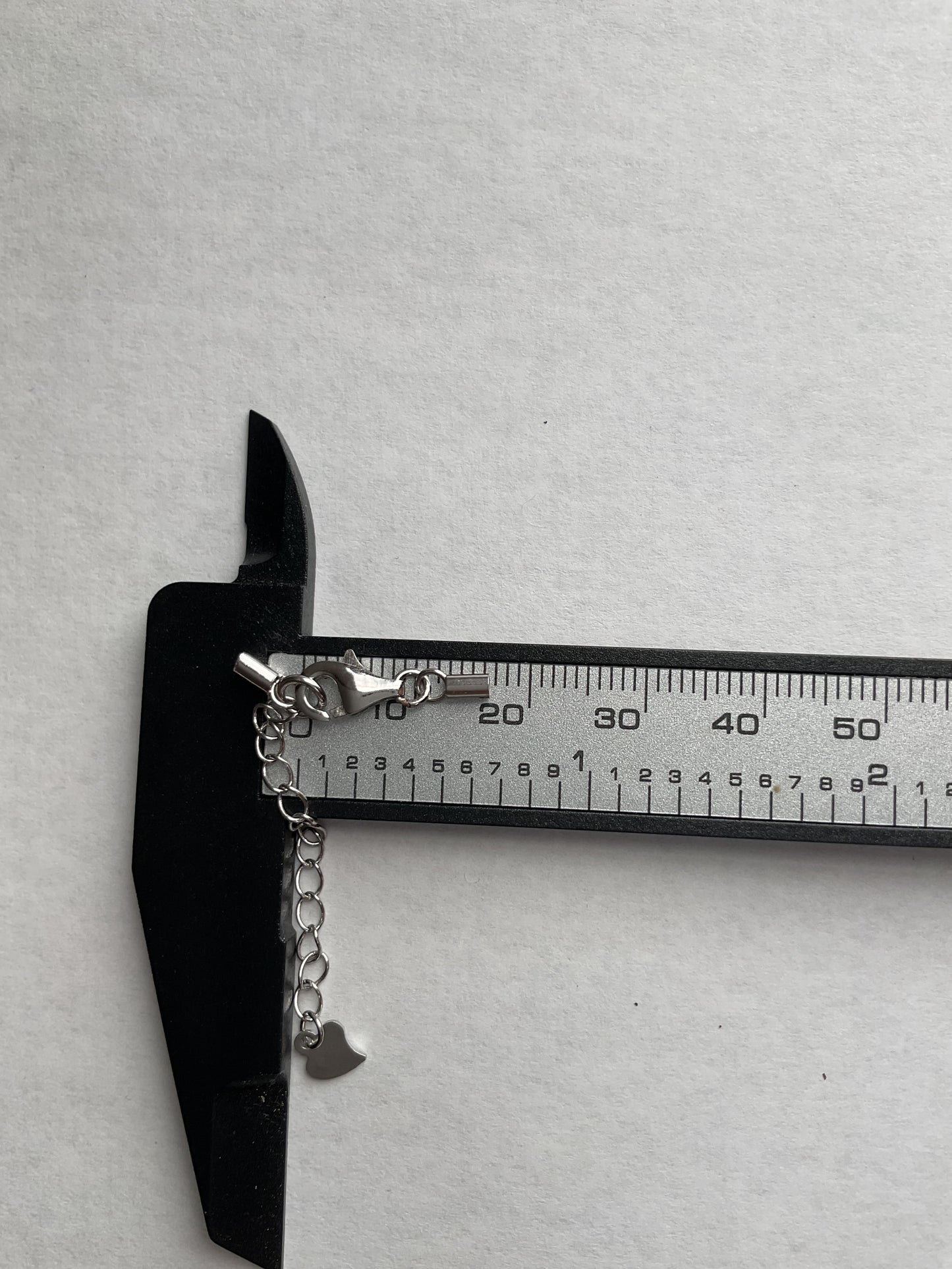 925 Sterling Silver 1.5 mm Extended Lobster Clasp