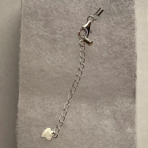 925 Sterling Silver 2.0mm Extended Lobster Clasp
