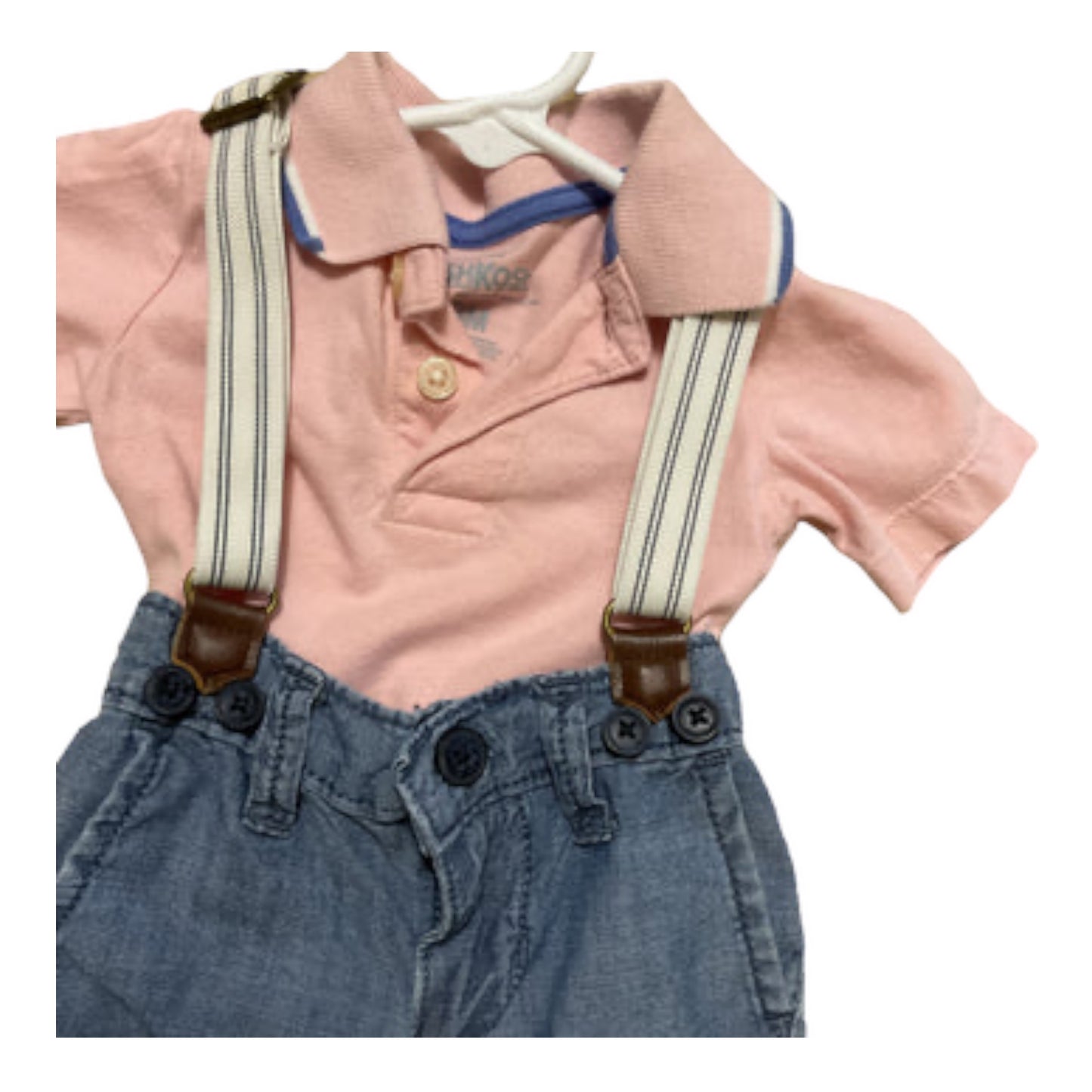 Oshkosh Baby Boy Dress Up Shirt And Pants Set Size 3 Months