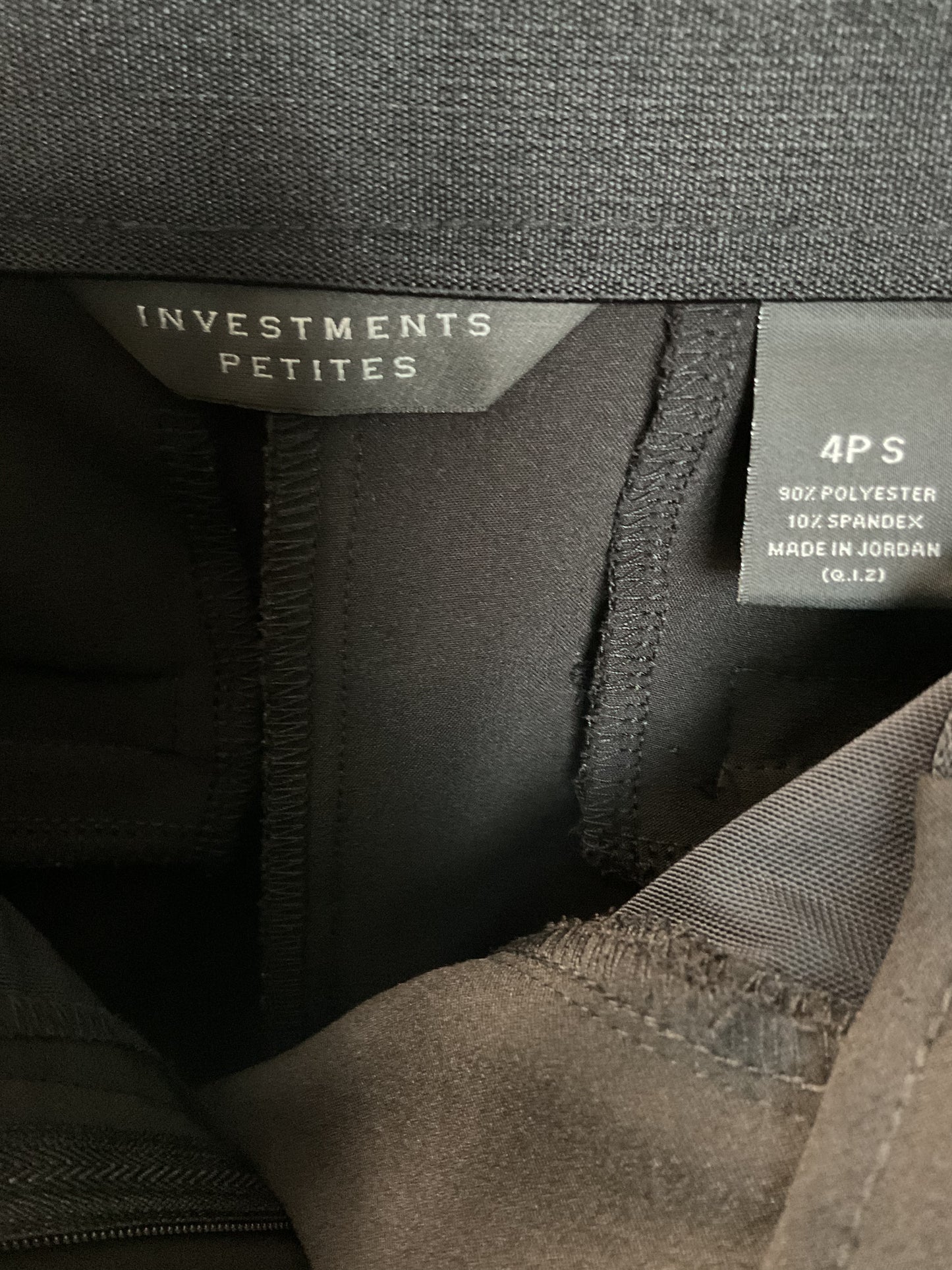 Investments Petite Women’s Basic Dress Pants Size 4PS