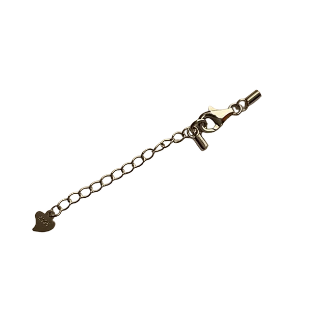 925 Sterling Silver 1.5 mm Extended Lobster Clasp