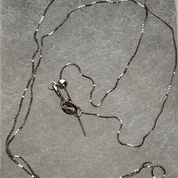 925 Sterling Silver 1.0mm Box Chain 18 Inch Necklace