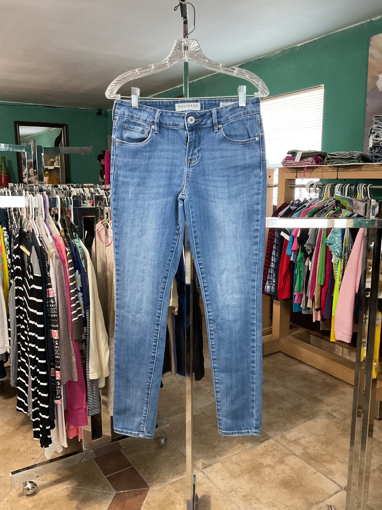 Bullhead Blue Washed Skinny Women’s Jeans Size 7