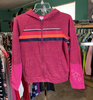 AVIA Athletic Works Retro Graphic Girls Sweatshirt Size M(8-10)