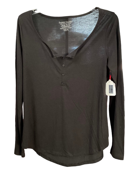 Faded Glory Basic Long Sleeve Women’s Shirt Size M(8-10)